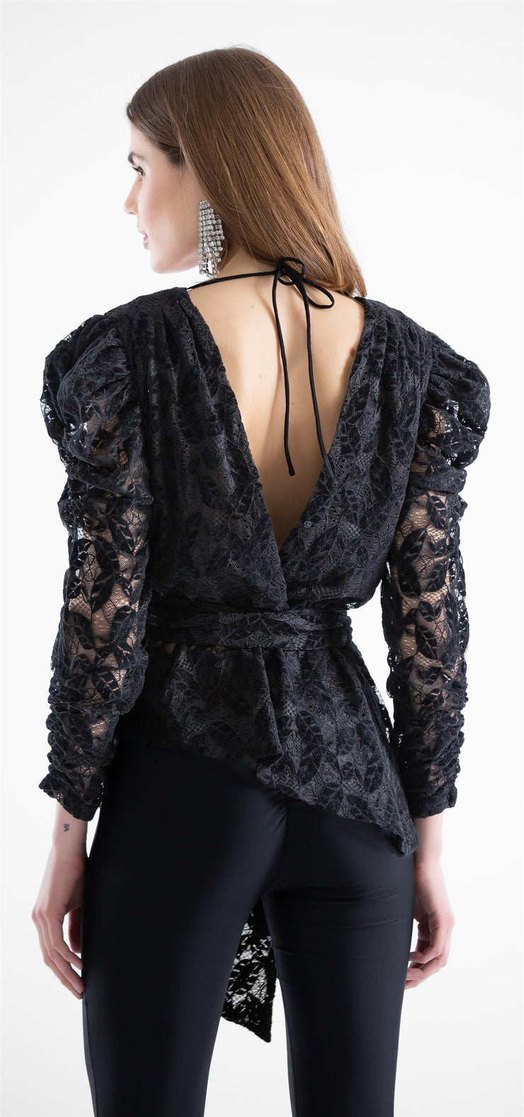 Ella Lace Top Black