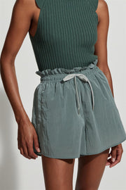 Tulair High Rise Short 3 Slate Green