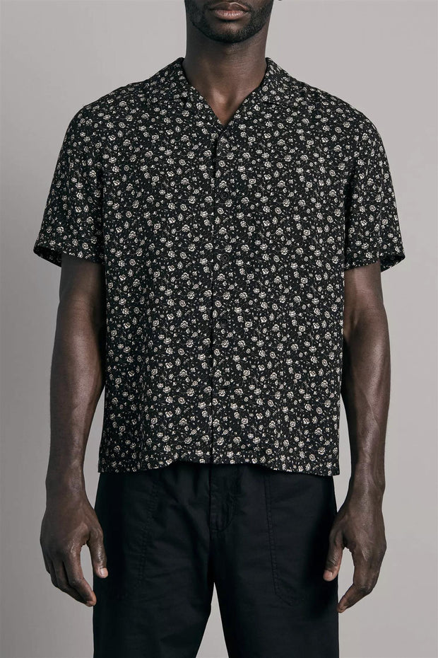 Printed Avery Shirt Navy Floral