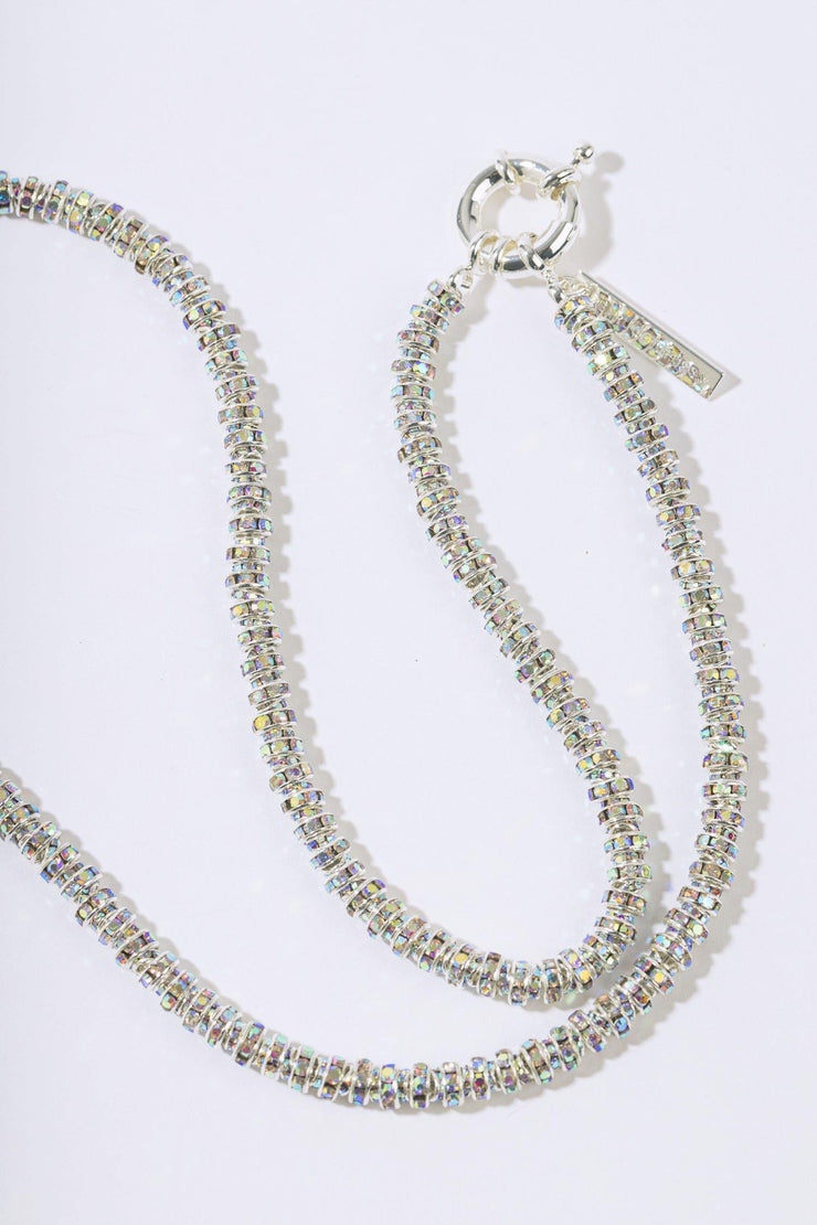 Skinny Diamond Necklace 60 cm.