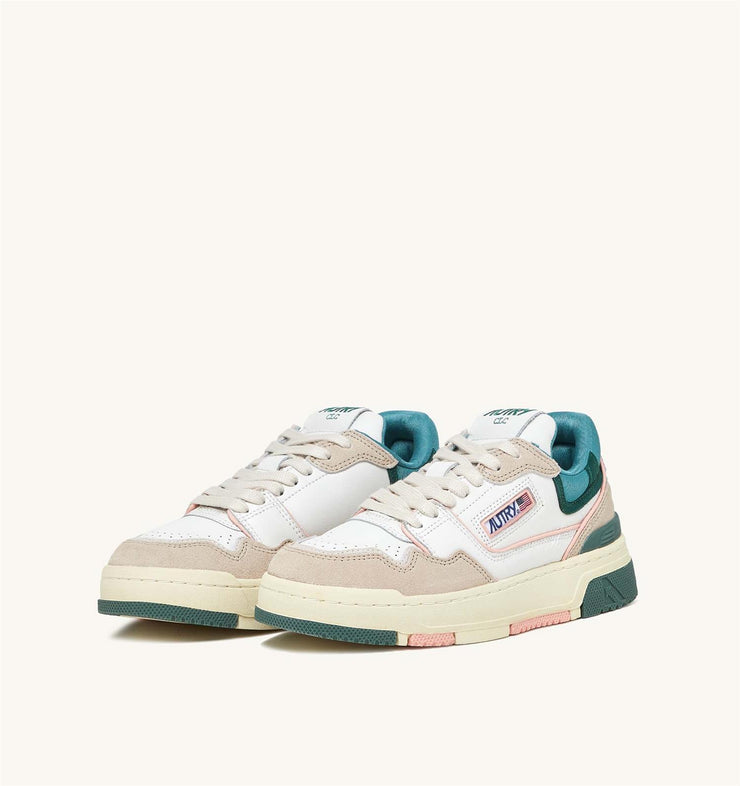 CLC Low Sneakers White / Green / Beige