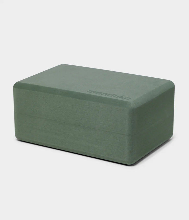 Yoga Block Recycled Foam Sage