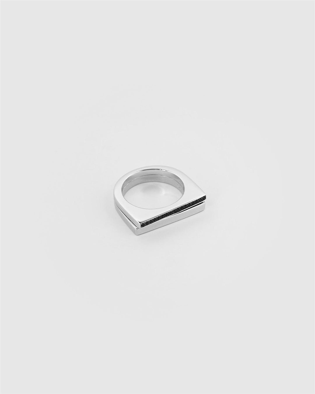 Step Ring Black Spinel