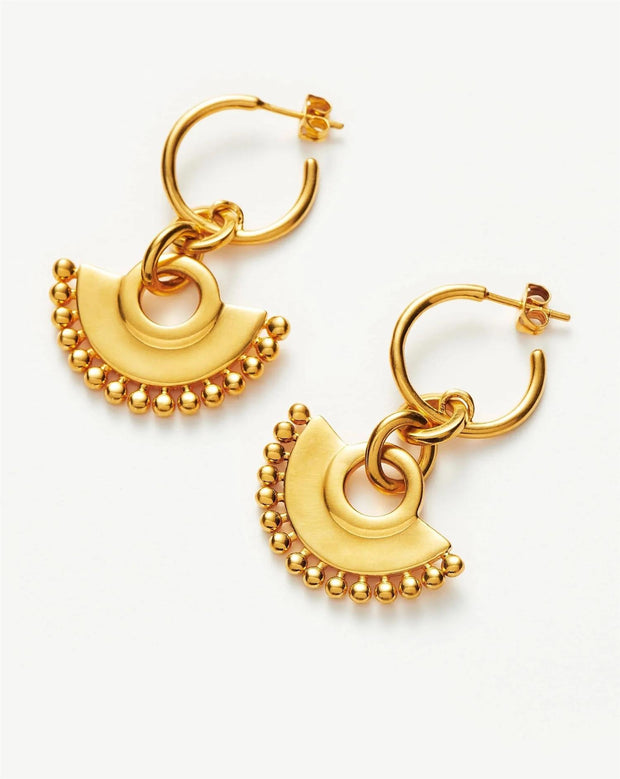 Zenyu Chandelier Hoop Earrings