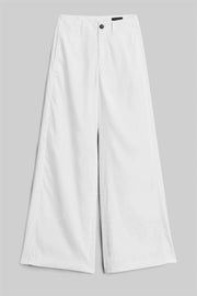 Sofie Wide Leg Linen Pants White