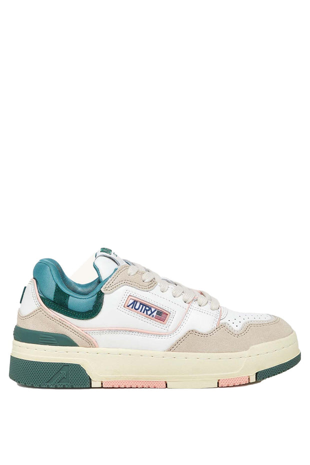 CLC Low Sneakers White / Green / Beige