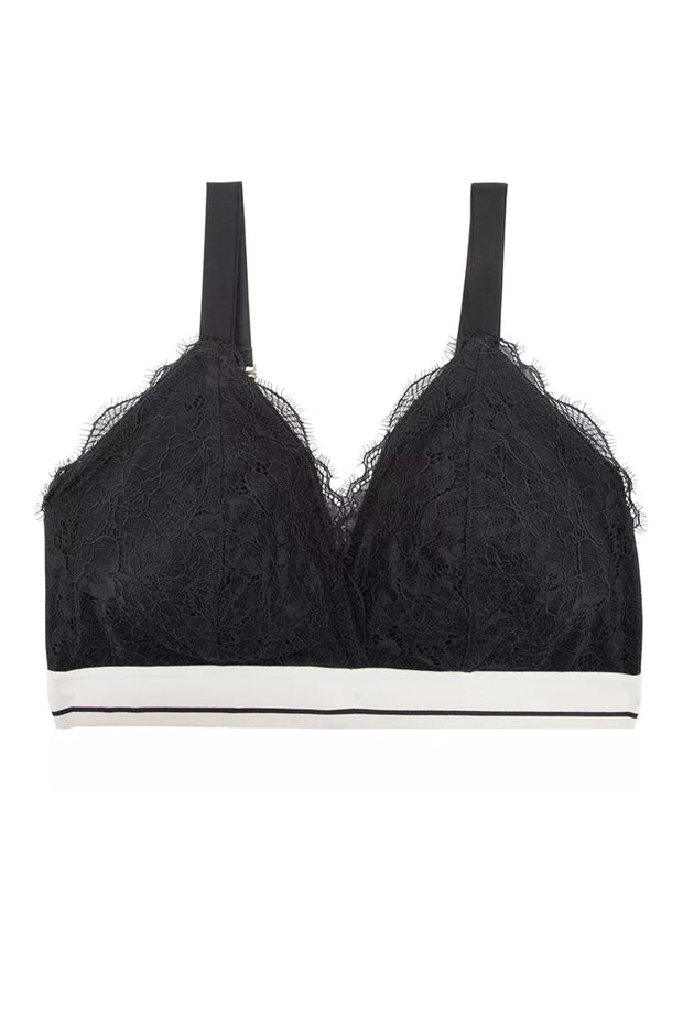 Grand Amour Darling Lace Padded Bra Black