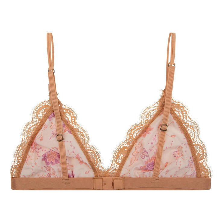 Filippa Bralette Batik Flower White