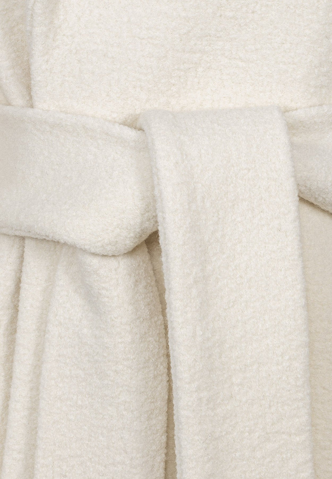 Wool Coat Mid White