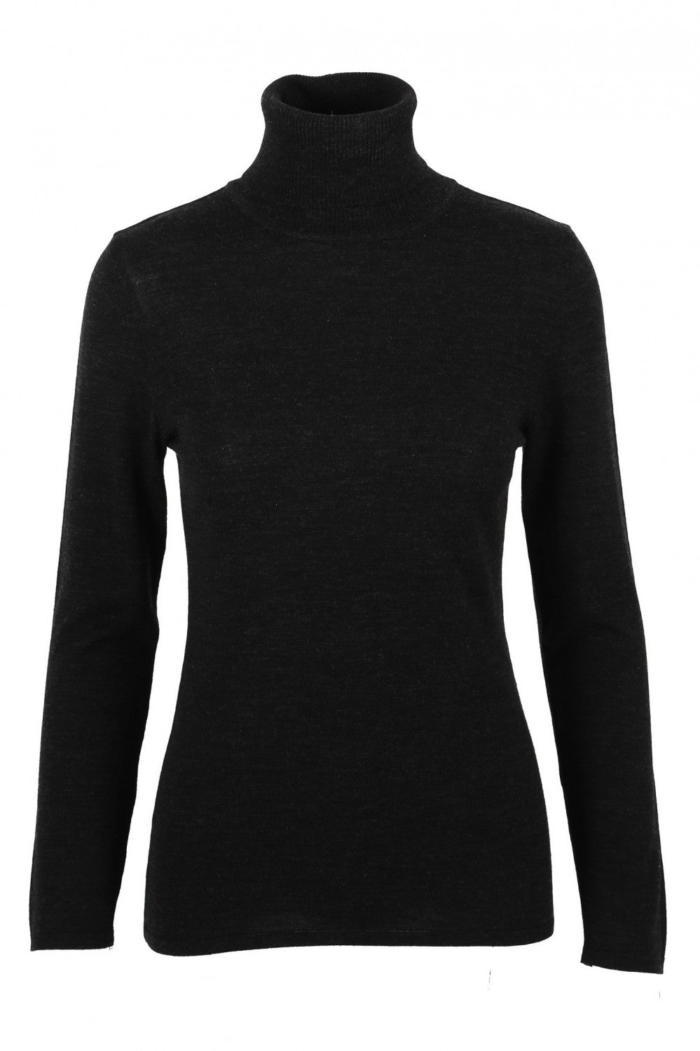 Merino Polo Black