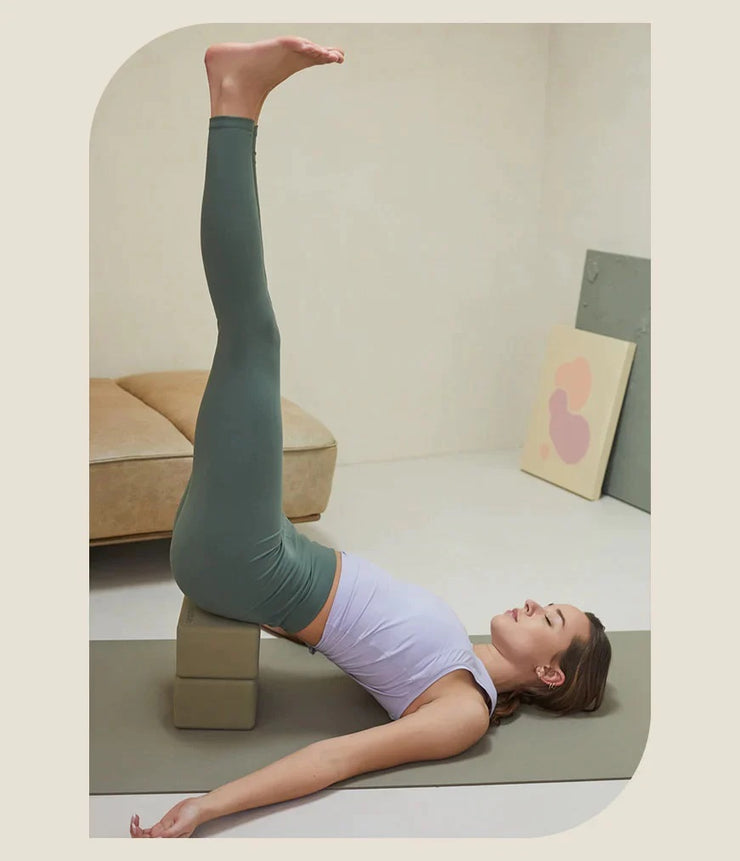 Yoga Block Recycled Foam Sage
