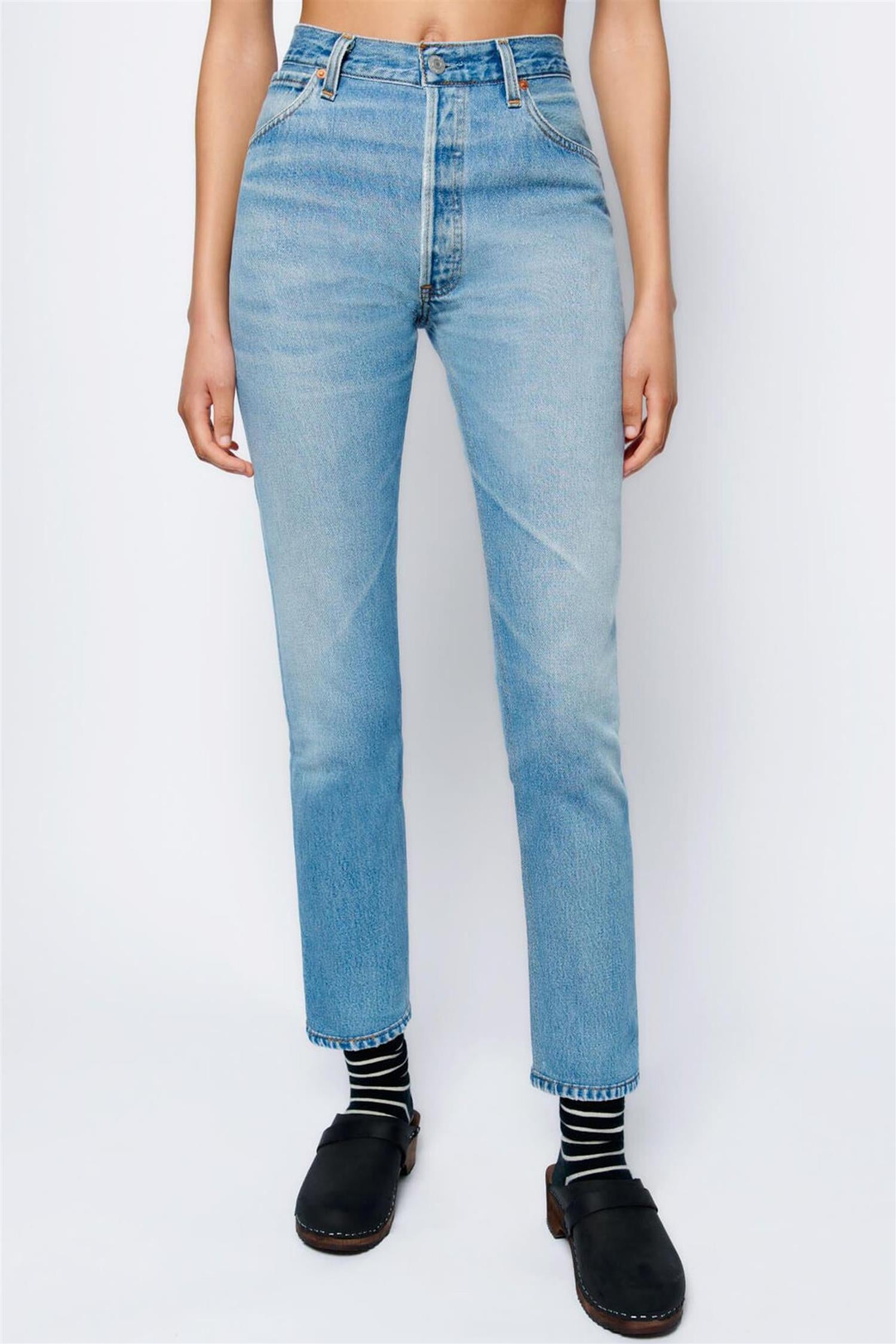 Levi s High Rise Ankle Crop Indigo DenDama