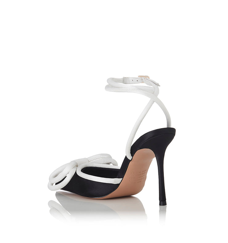 Bowie Satin Black/White