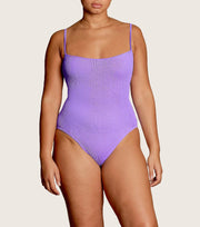 Pamela Crinkle Swimsuit Lilac