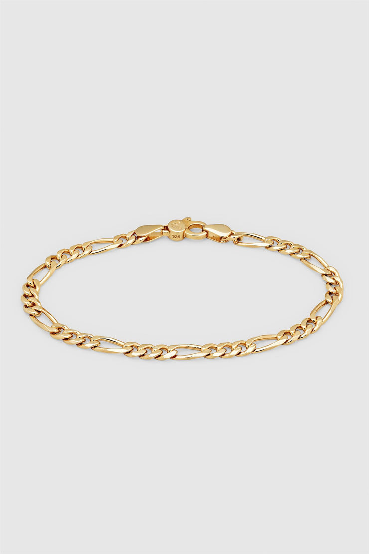 Figaro Bracelet Thick Gold