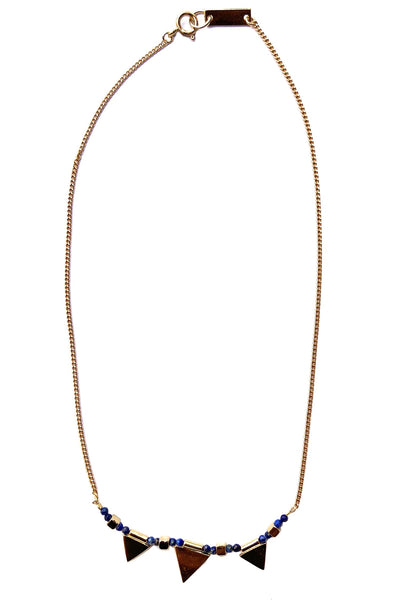 Ras du Cou Rocio Necklace Navy