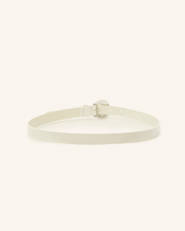 Temoia Shell Belt Chalk/Silver