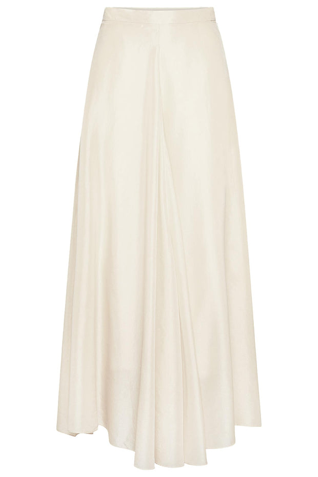 Habotai Silk Skirt Pearl