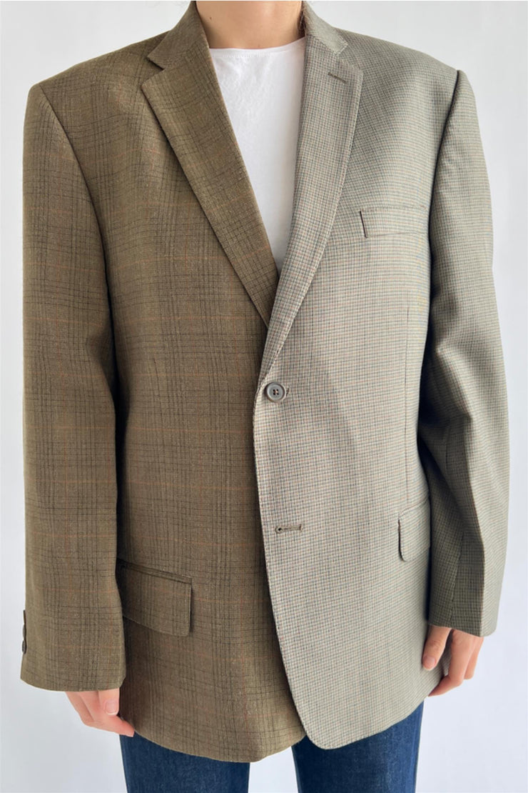 Vintage Contrasted Blazer CB595 Size 38