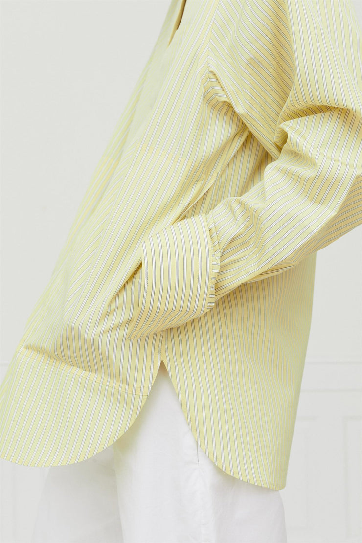 William Shirt Muted Yellow Stripe