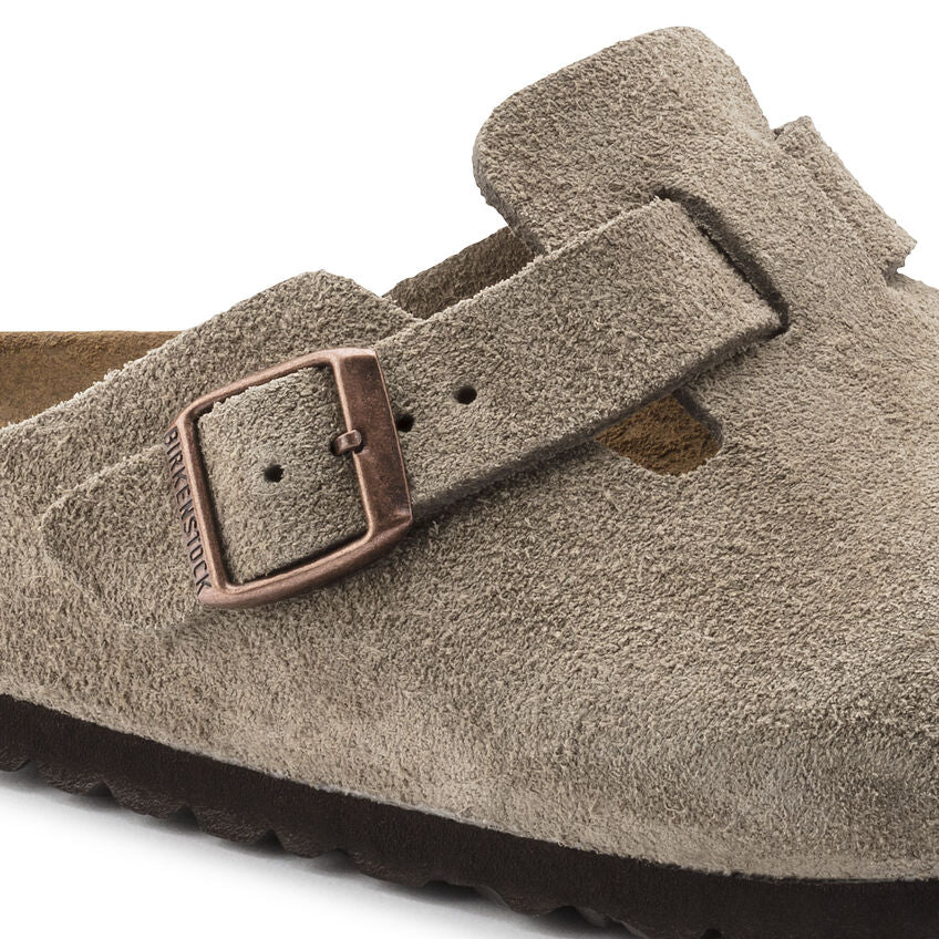 Men's Boston Suede Leather Taupe