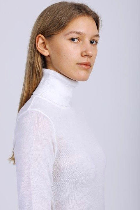 Merino Polo Off-White