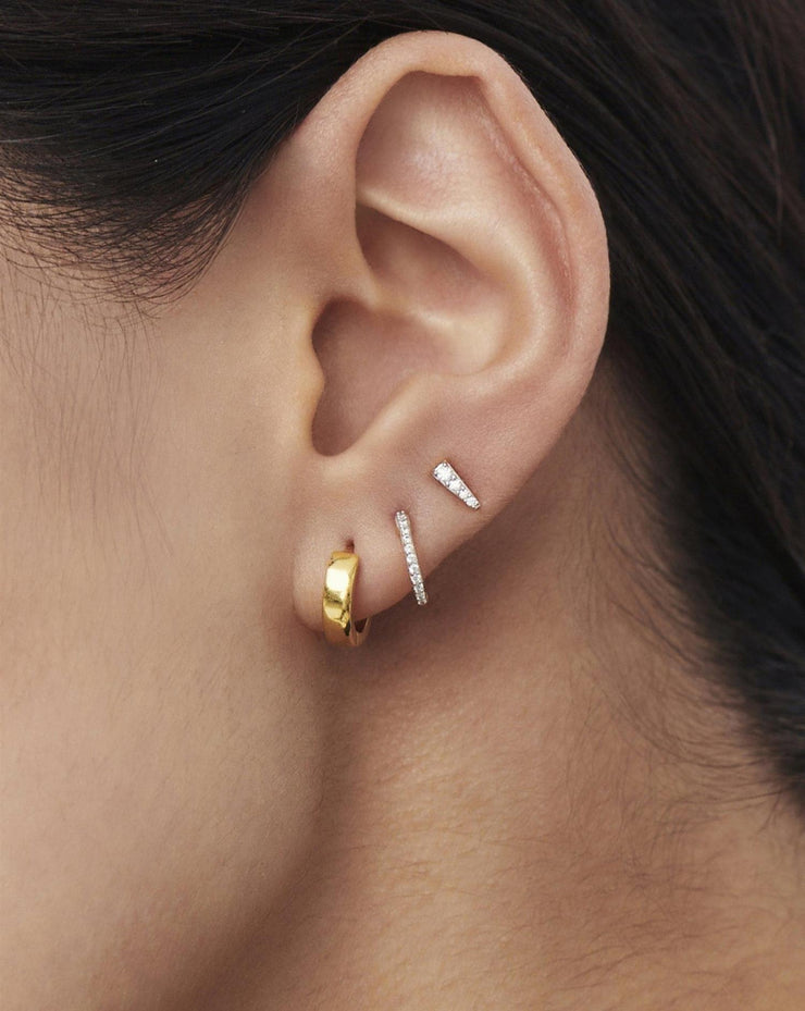 Celestial Pave Spike Stud Earrings