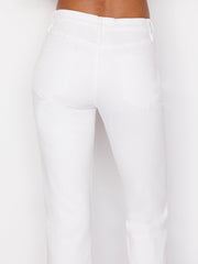 Le High Straight Jean Blanc
