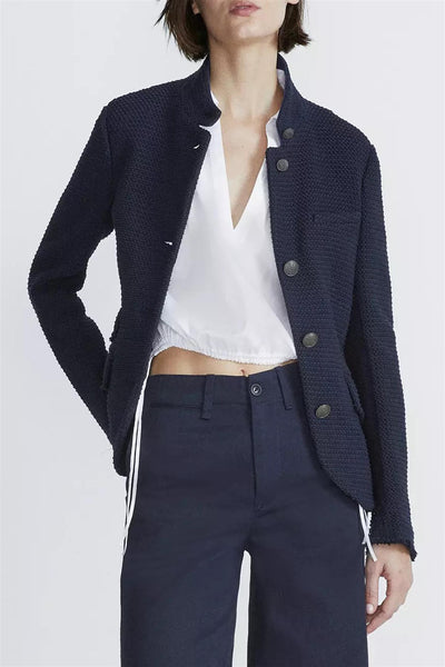 Slade Tweed Blazer Navy