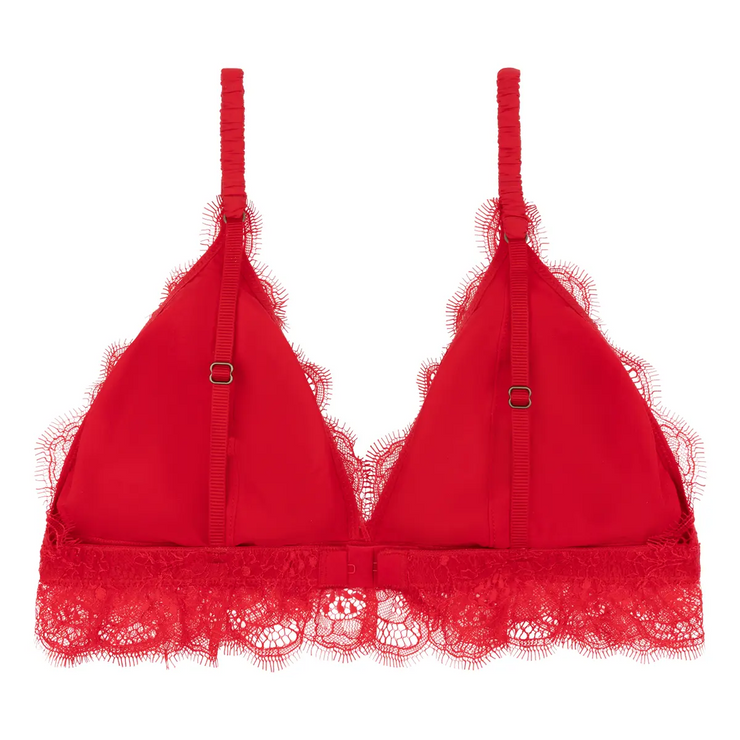 Gwen Padded Bralette Red