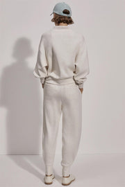 The Relaxed Pant 27.5" Ivory Marl