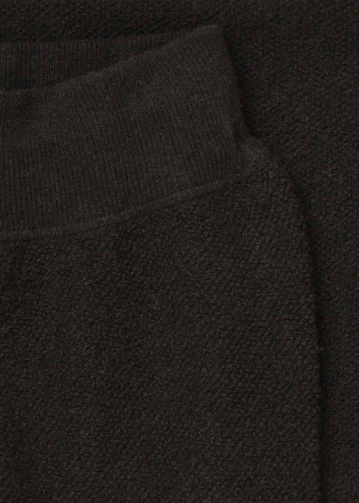 Carl Knitted Sweatpants Dark Brown