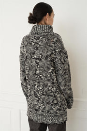 Oak Jumper Black/White Mouliné
