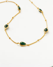 Green Malacithe Stone Choker