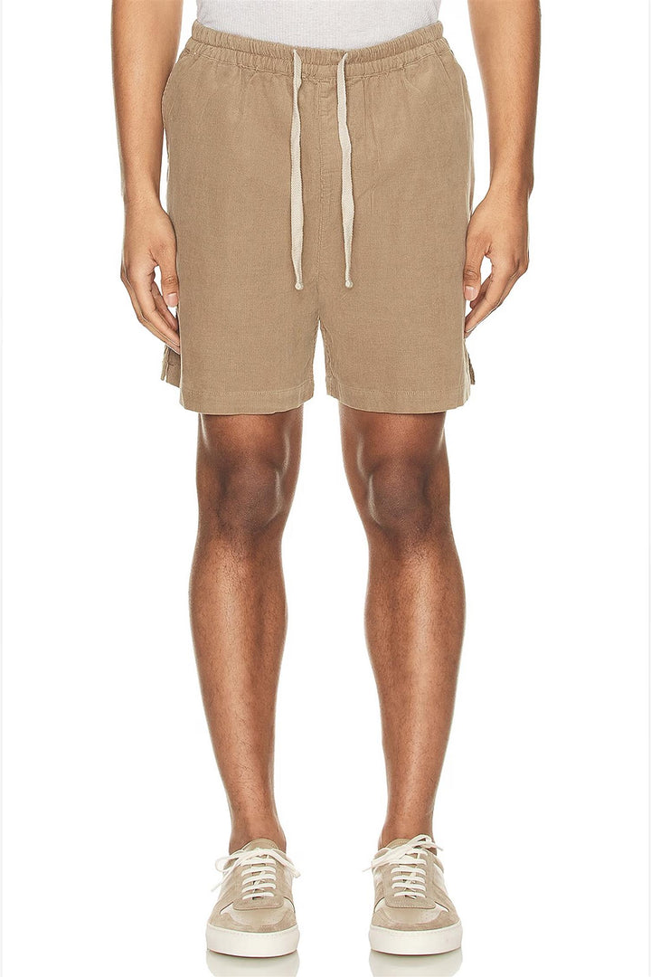 Light Weight Cord Shorts Dark Beige