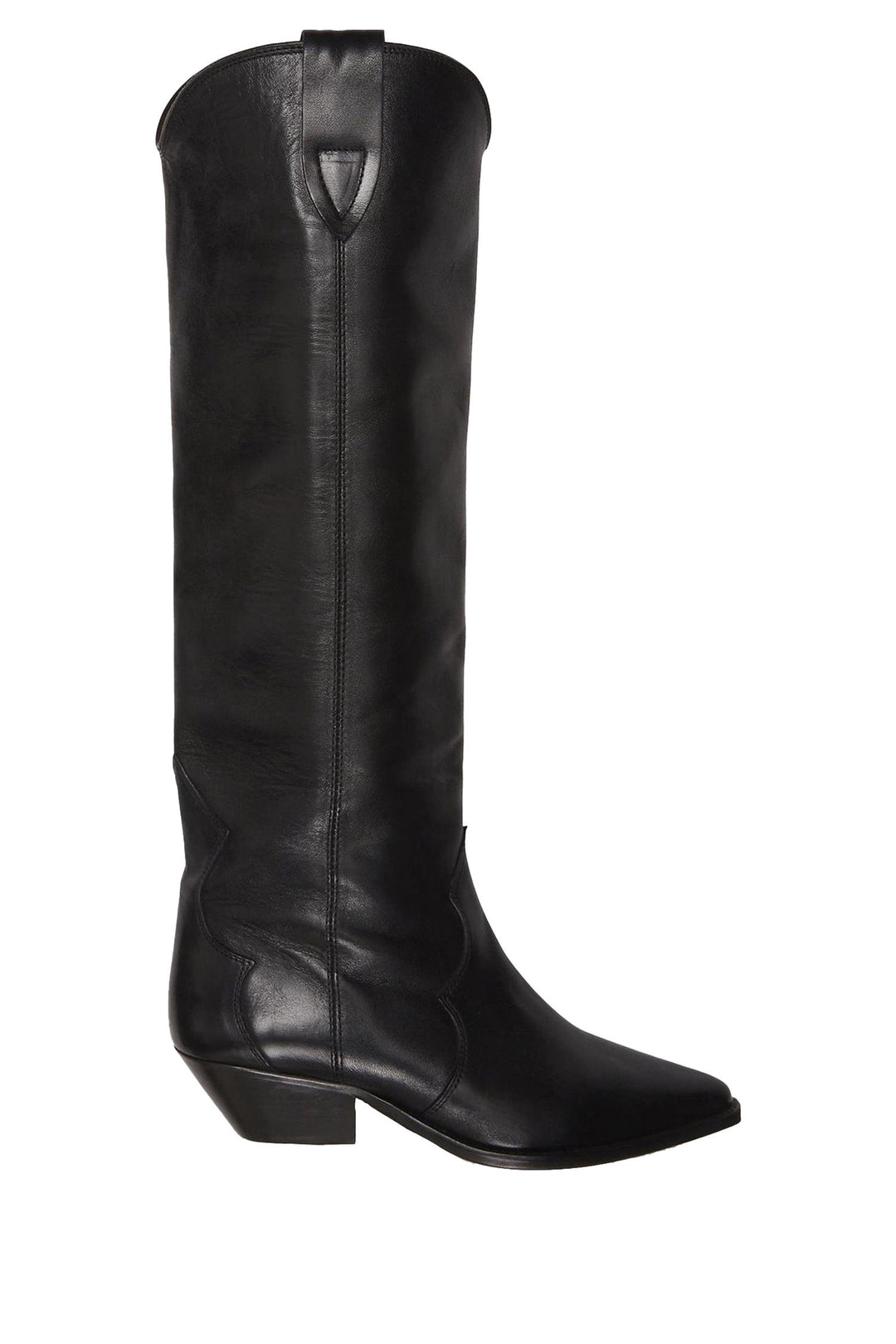 Denvee High Boots Leather Iconic Black