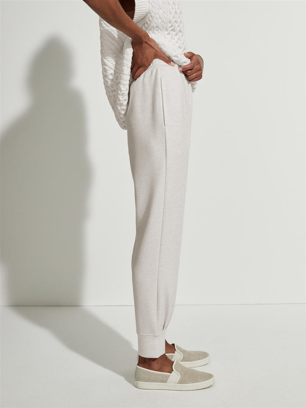Hyde Relaxed Cuffed Sweatpant Ivory Marl